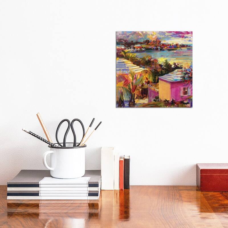 iCanvas "Dusk Reflections, Bermuda, 2011" by Peter Graham Canvas Print - 12x12x1.5
