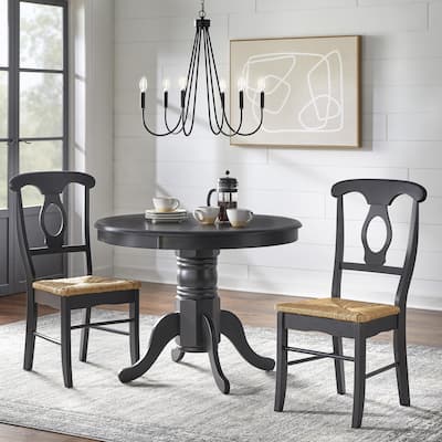 Simple Living Thorton Solid Wood Farmhouse Dining Set