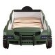 preview thumbnail 22 of 35, Zemo Novelty Twin Faux Leather Upholstered Off-Road SUV Kid Bed with Light and Sound Functions by Furniture of America
