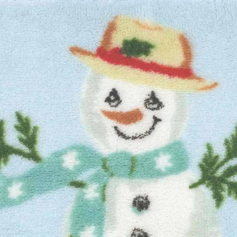 Avanti Coastal Snowman Rug