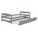 preview thumbnail 22 of 24, Twin Size Platform Bed With Twin Size Trundle