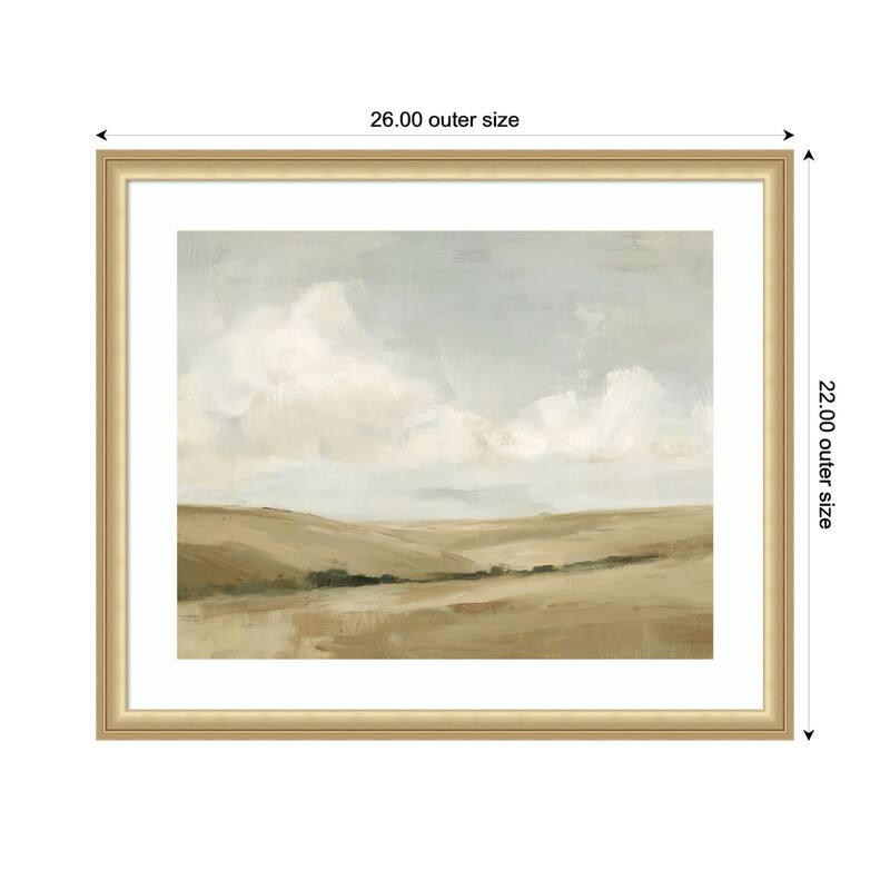 Kate and Laurel Whispering Meadows II by Amy Lighthall Framed Wall Art Print