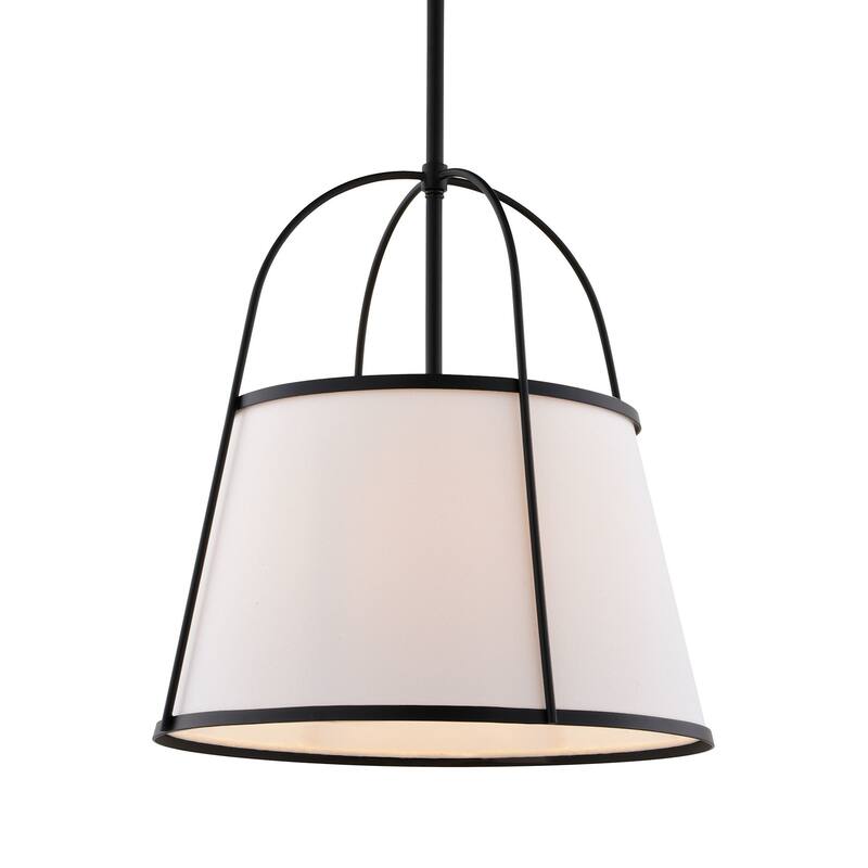 Vaxcel Lighting P0436 Marion 15" Wide Pendant - Matte Black
