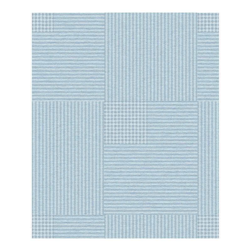 Advantage Ronald Blue Squares Wallpaper - 21 x 396 x 0.025