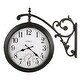 preview thumbnail 1 of 2, Howard Miller Luis Metal Indoor/ Outdoor Wall Clock