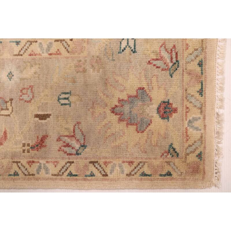 ECARPETGALLERY Hand-knotted Jules Serapi Ivory Wool Rug - 6'2 x 8'11