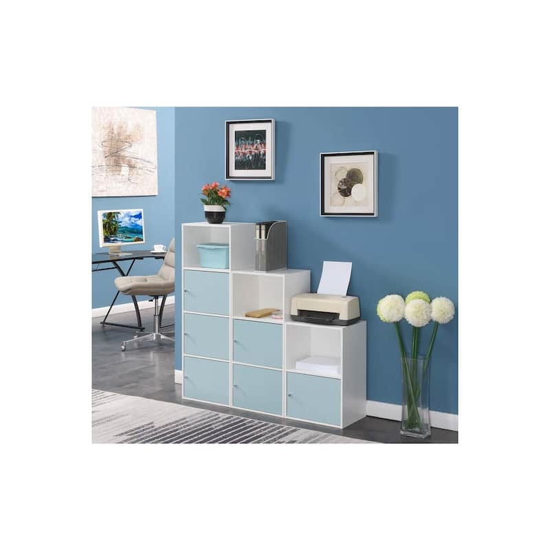 3-Door Storage Cabinet - Modern Cabinet Organizer for Home Office Living Room - Versatile Space Saving Design