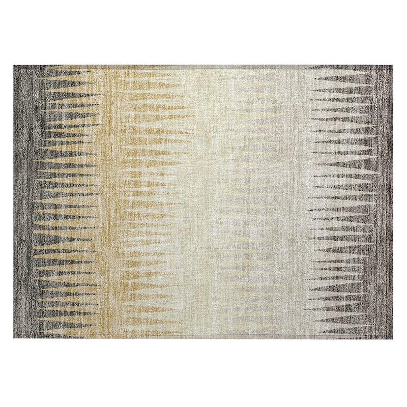 Machine Washable Indoor/ Outdoor Chantille Ombre Contemporary Rug