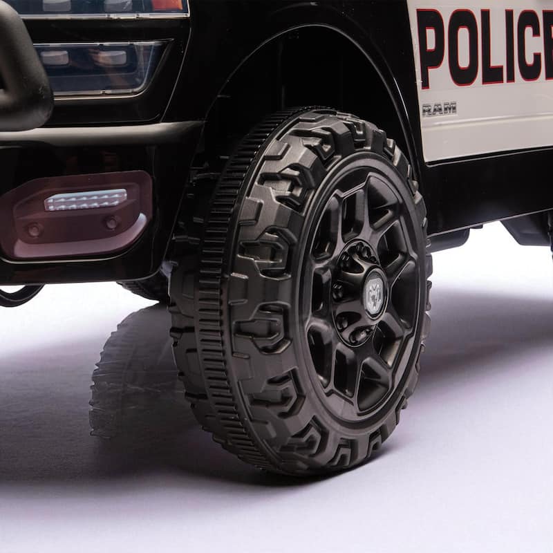 Licensed Dodge RAM 3500 12V Kids Ride On Truck with Remote Control, Dual Motors, Suspension, LED Lights & Music Player
