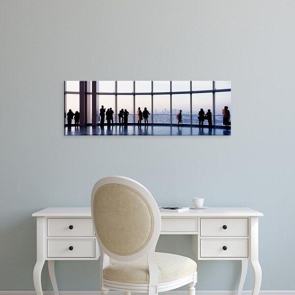 Easy Art Prints Panoramic Images's 'Observation Deck In The Roppongi Hills Tower, Tokyo, Japan' Premium Canvas Art