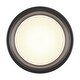 preview thumbnail 2 of 4, Reel 1-light Black LED Flush Mount