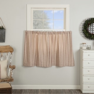 Market Place Red Ticking Stripe Tier Set of 2