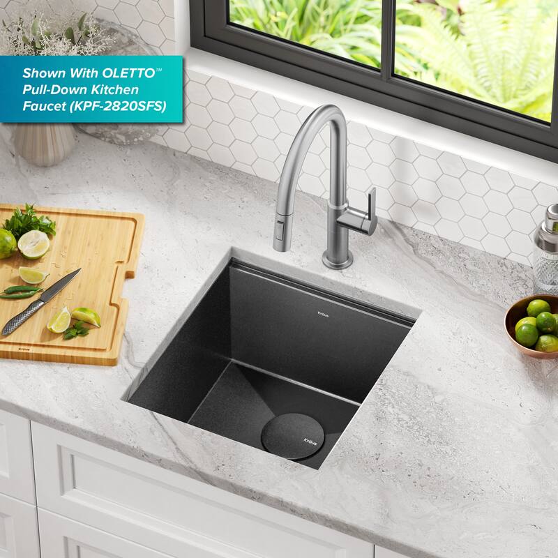KRAUS Kore Workstation Undermount Stainless Steel Kitchen Sink