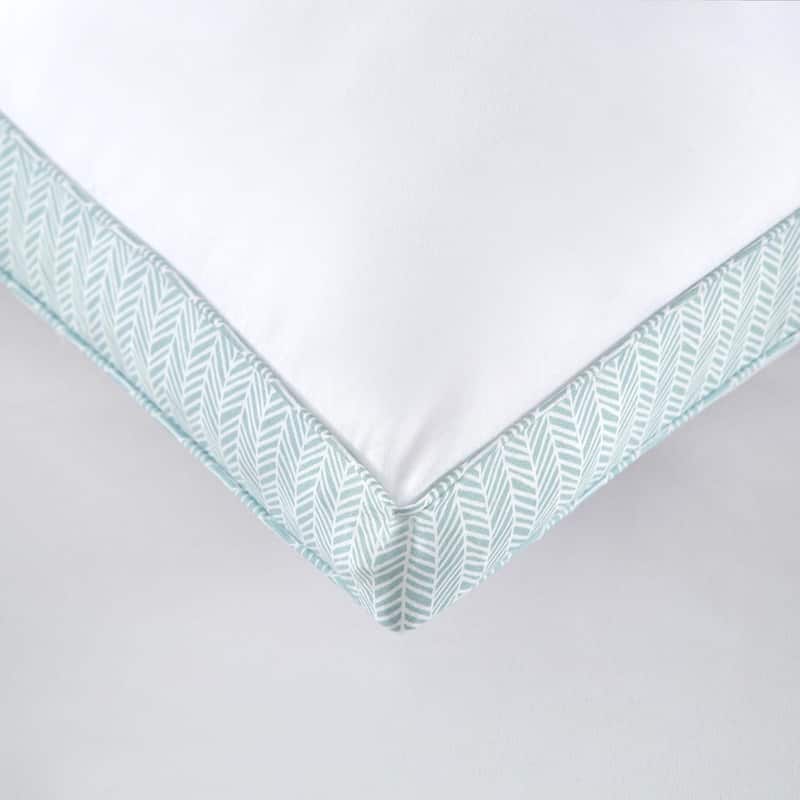 Aeropostale Bed Pillows, 2 Pack Pillows with Chevron Printed Gusset