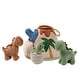preview thumbnail 3 of 7, Lambs & Ivy Dino-Might Plush Dinosaur Volcano Interactive Soft Toy Play Set