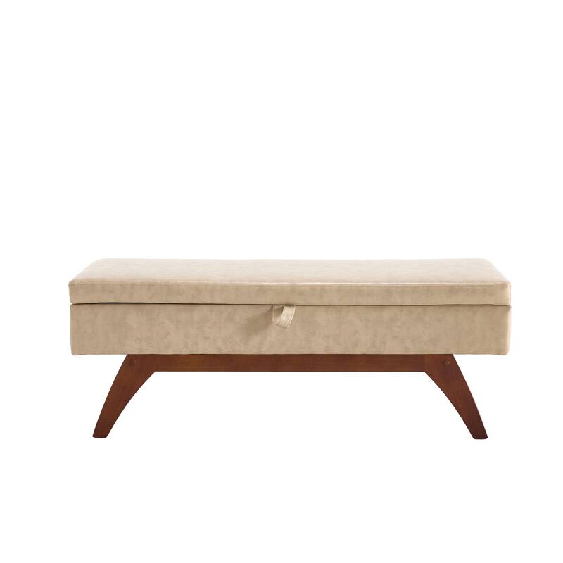 Upholstered storage Bench