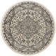 preview thumbnail 79 of 107, Nourison Concerto Classic Persian Medallion Area Rug. 4' Round - Ivory/Blue