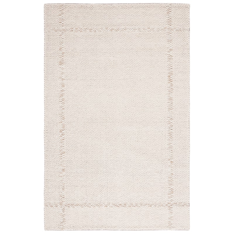 SAFAVIEH Hand-Loomed Natura Borgny Transitional Wool Rug - 5' x 8' - Ivory