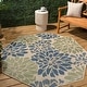 preview thumbnail 198 of 200, JONATHAN Y Floral Textured Weave Indoor/Outdoor Area Rug