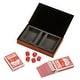 preview thumbnail 3 of 5, Leatherette 2 Card Deck Set - 7.75" x 5" x 1.5"