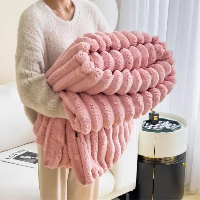 Pink blankets and hotsell throws