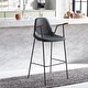 preview thumbnail 36 of 44, SAFAVIEH Tanner Mid-century Faux Leather Barstool - 25" W x 21.5" D x 39" H