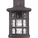 preview thumbnail 1 of 2, Stonington 1-Light Outdoor Wall Lantern in Palladian Bronze Palladian Bronze