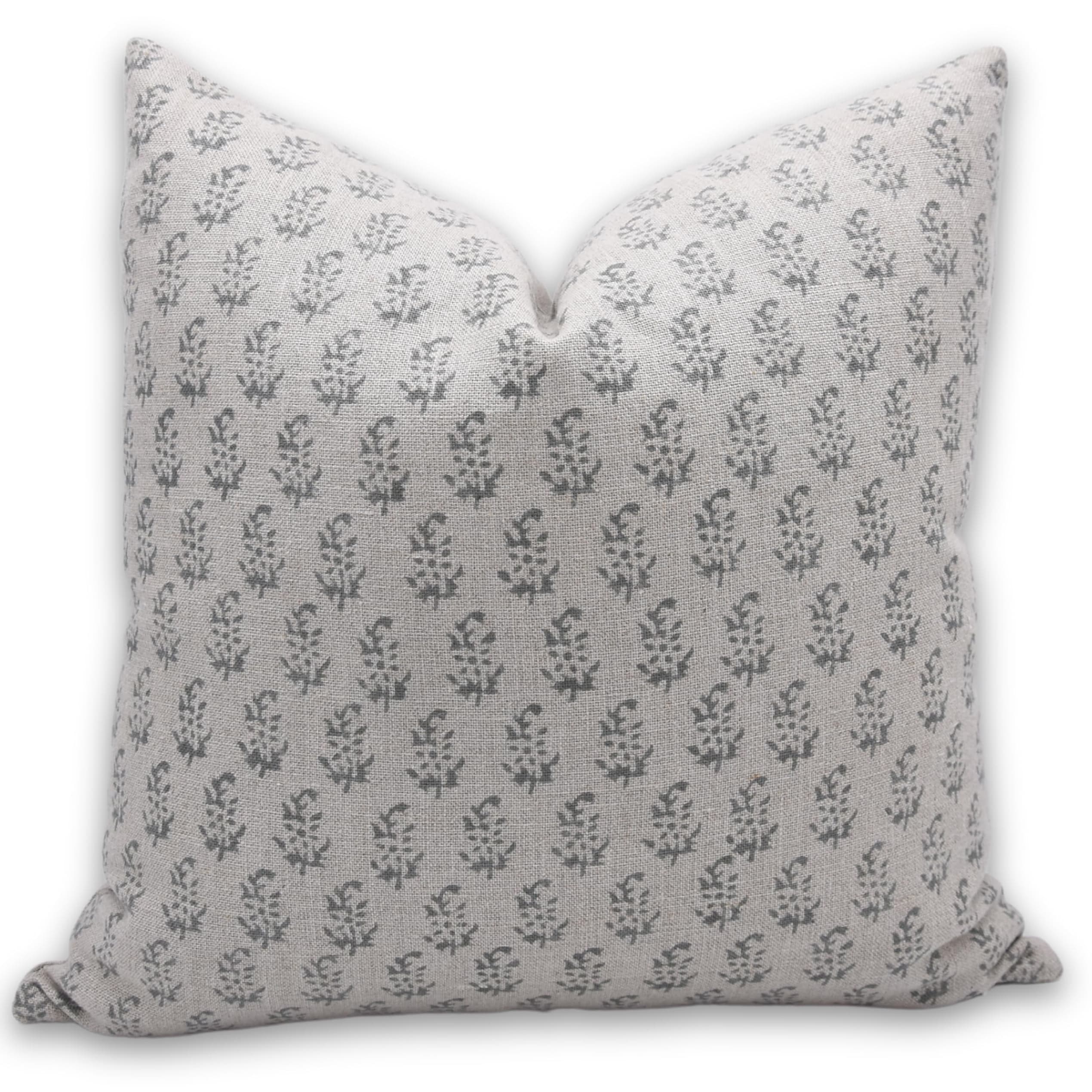 Fabdivine Boho Farmhouse, Home Linen Pillow Cover Handmade Block Print, Patjhad