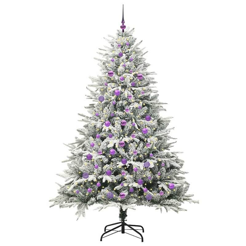 vidaXL Artificial Christmas Tree Green PVC