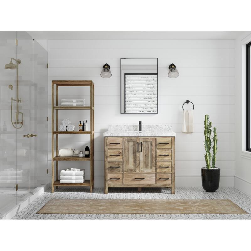 Willow Collections 42 in. W x 22 in. D Malibu Mango Single Sink Bathroom Vanity with Countertop