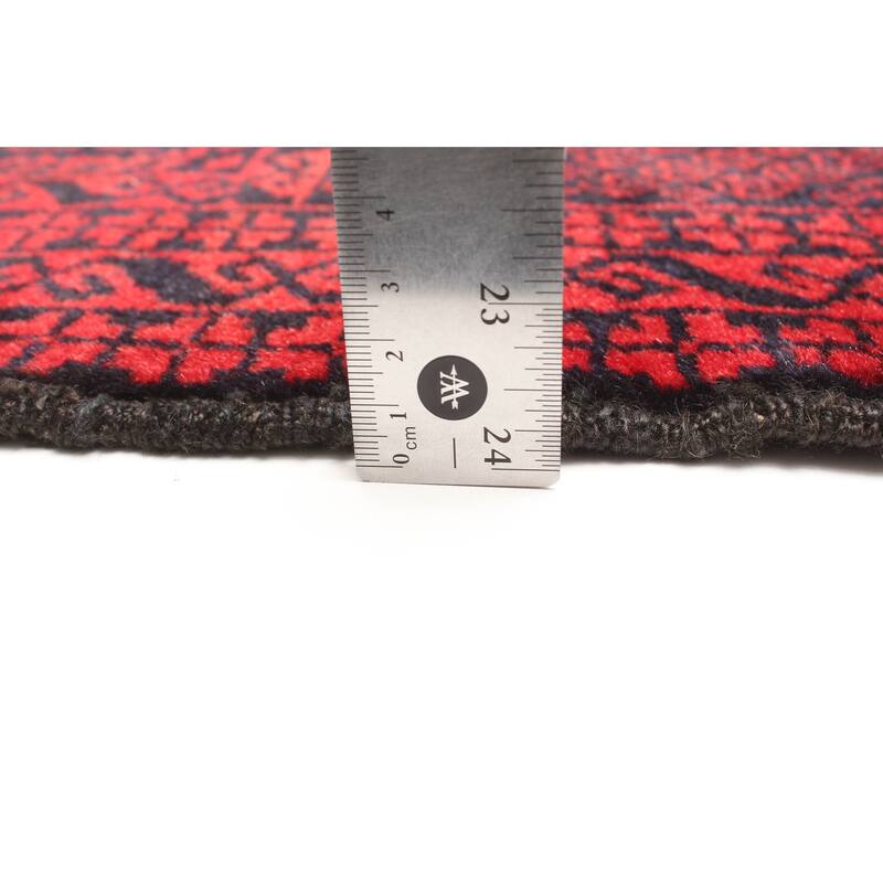 ECARPETGALLERY Hand-knotted Teimani Dark Navy Wool Rug - 2'10 x 4'7