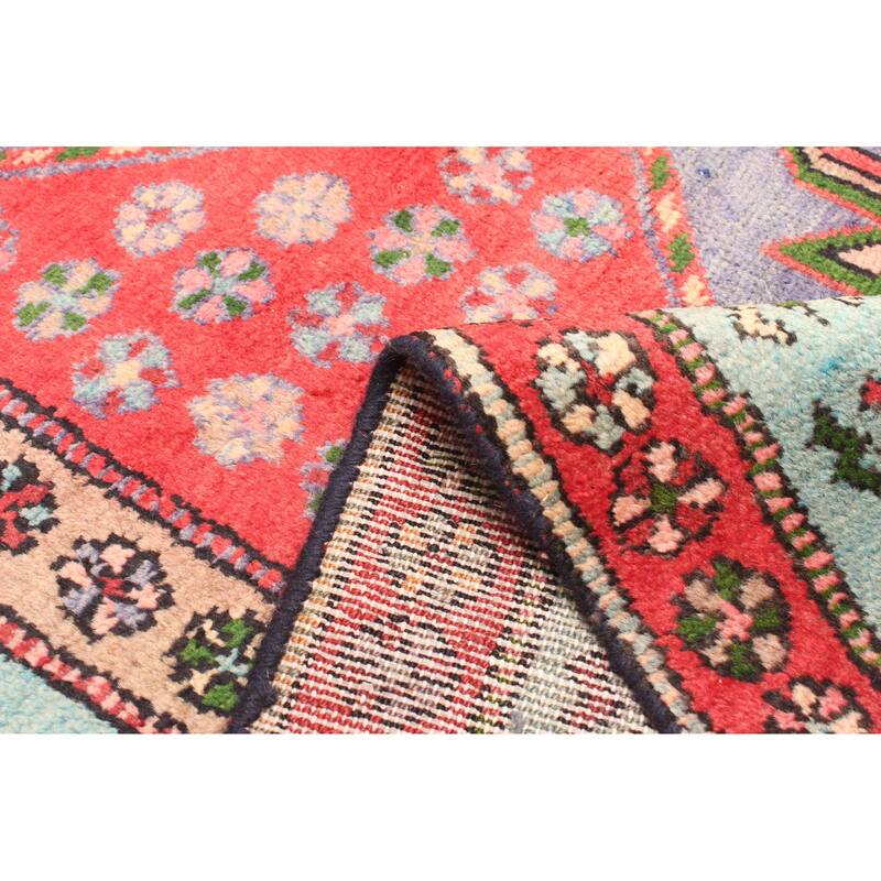 ECARPETGALLERY Hand-knotted Konya Anatolian Red Wool Rug - 3'10 x 7'3