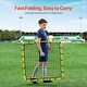 preview thumbnail 7 of 9, Iron Tube Soccer Rebounder Net, 2x2 Mesh, Adjustable Angle, Foldable and Portable