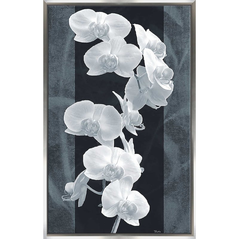 "Orchid Opulence I" Print on Floating Canvas