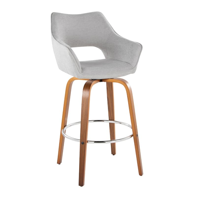 Mustang 30" Fixed-Height Xl Barstool - Set of 2