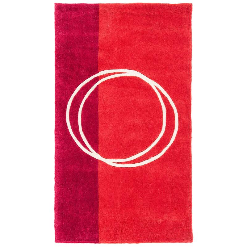 SAFAVIEH Handmade Rodeo Drive Pramila Mid-Century Modern Abstract Wool Rug