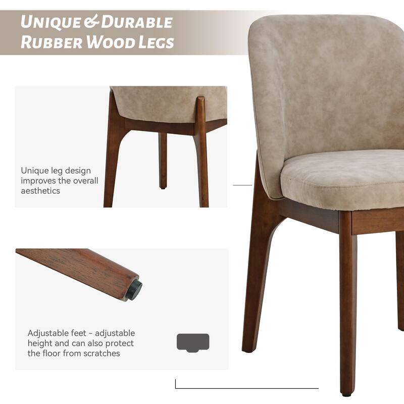 Set of 4 Solid Wood Dining Chair