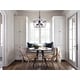 preview thumbnail 24 of 42, Oaks Aura 5-Light Farmhouse Wood Chandelier, Drum Chandelier for Dining Room Height Adjustable