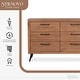 preview thumbnail 13 of 13, Evolur Stilnovo Mid Century Double Dresser