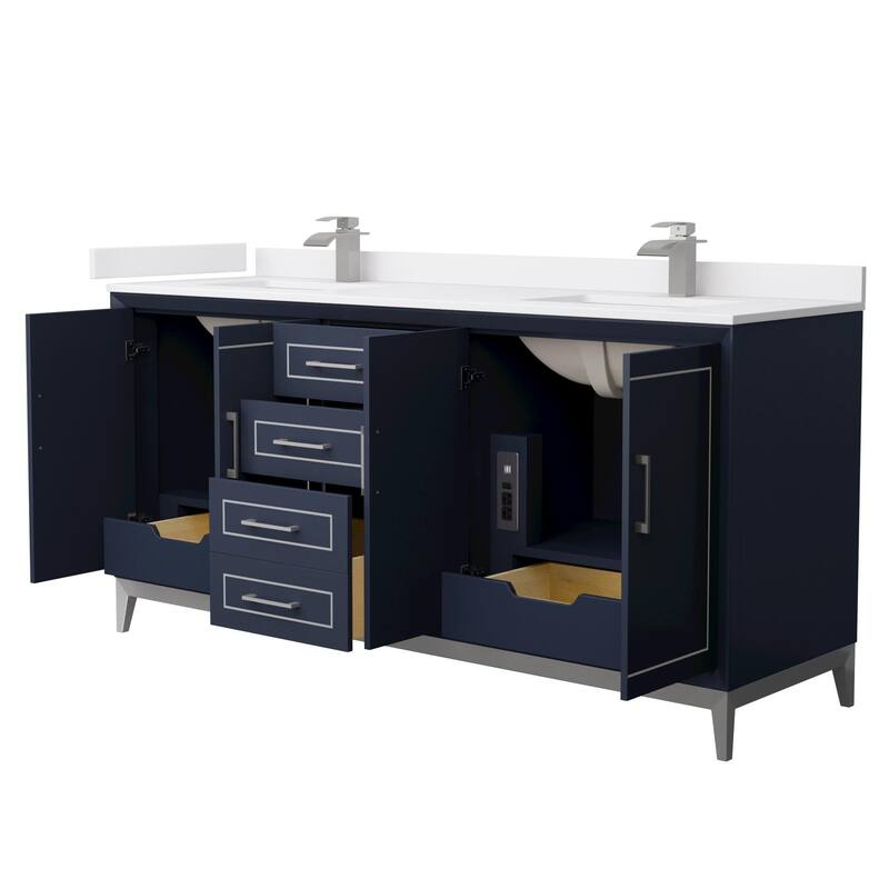 Wyndham Collection WCH515172D-VCA-UNSMXX Marlena 72" Free Standing