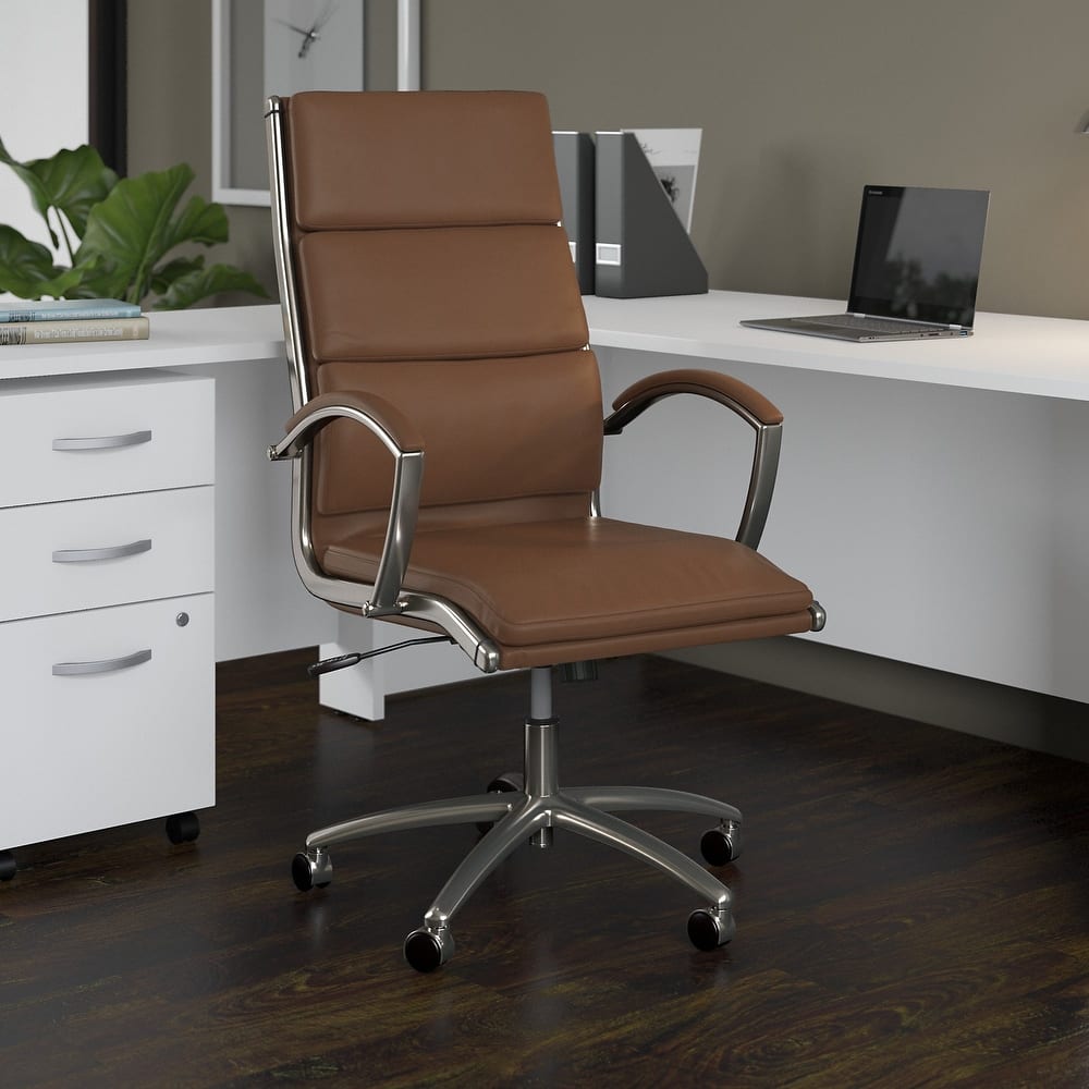 Studio C High Back Leather Executive Chair by Bush Business Furniture
