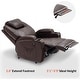 preview thumbnail 47 of 45, Mcombo Electric Power Recliner Chair with Massage and Heat, Faux Leather 7050