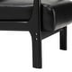 preview thumbnail 81 of 119, Glitzhome Set of 2 30.75"H Mid-Century Modern PU Leather Accent Chairs - 25.75"W x 33.75"D x 30.75"H