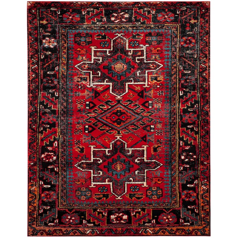 SAFAVIEH Vintage Hamadan Vina Oriental Rug - 9' x 12' - Red/Multi