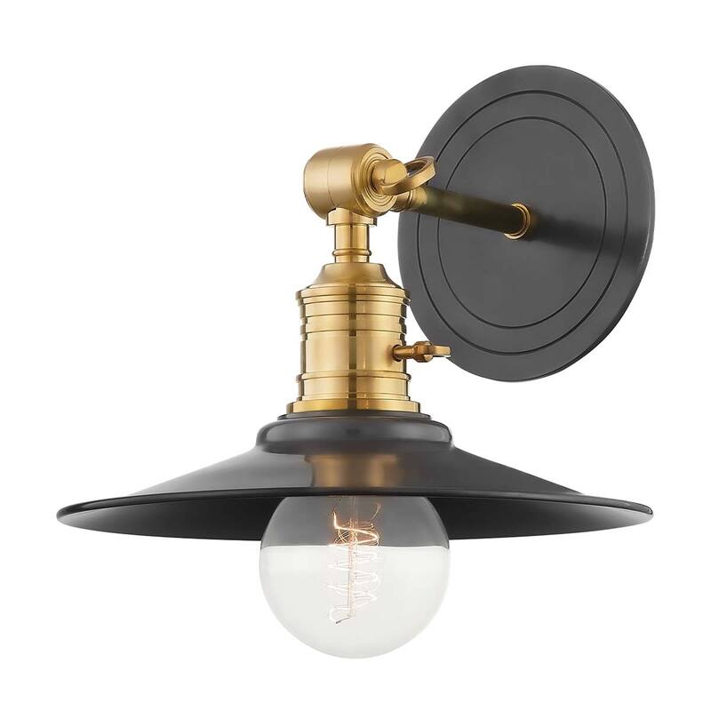 Hudson Valley Lighting Garden City 11" Tall Wall Sconce - Aged Old Bronze