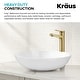 preview thumbnail 76 of 97, KRAUS Indy Single Handle Vessel Bathroom Faucet with Pop Up Drain