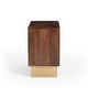 preview thumbnail 8 of 12, Christopher Knight Home - Bennett Walnut-Finished Solid Wood Nightstand with Drawer
