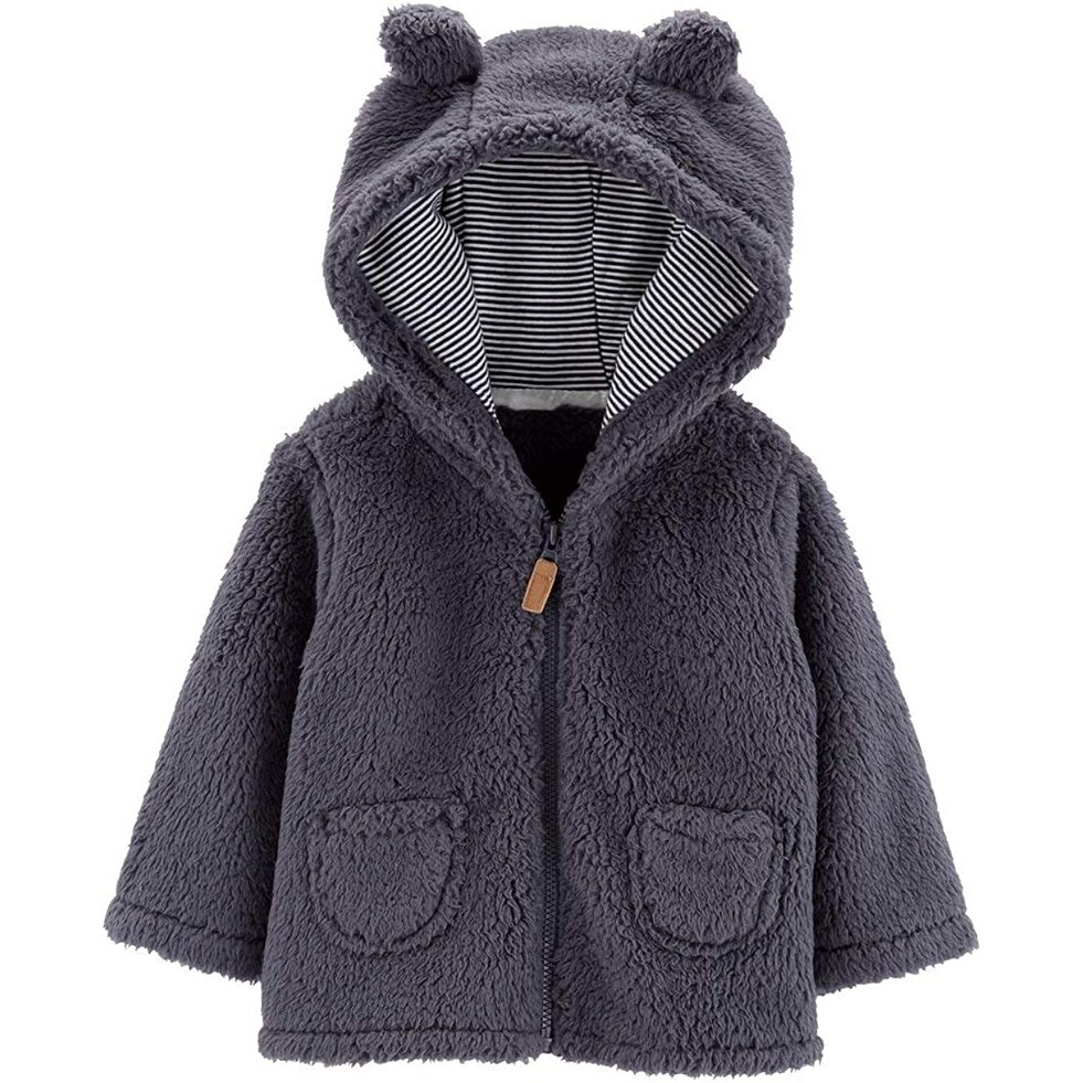 baby girl sherpa jacket
