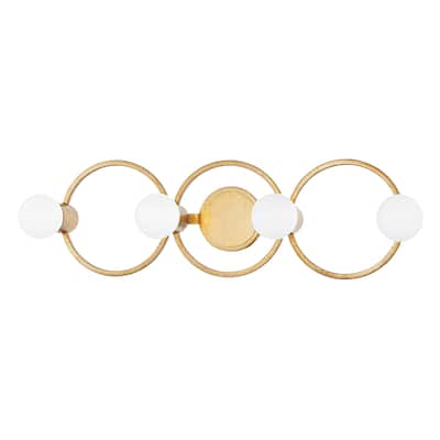 Carson Carrington Vappeby Gold Leaf Bath Bracket