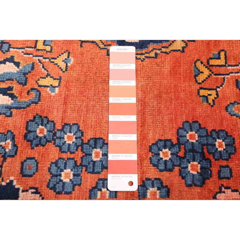 ECARPETGALLERY Hand-knotted Andelz Copper Wool Rug - 5'0 x 7'3